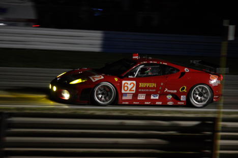 Risi Competizione under aftenens træning.
(Foto: Motorsporten.dk)